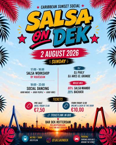 Salsa ON Dek: Salsa ON Dek te Rotterdam