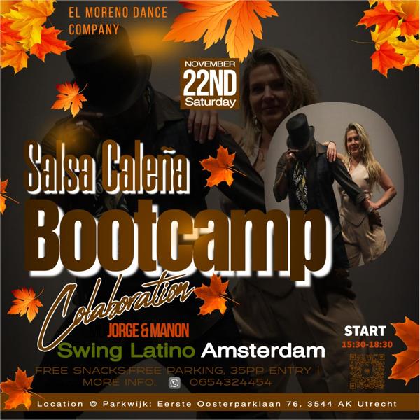 Salsa Caleña Bootcamp in Utrecht, El Moreno Dance Company te Utrecht Salsa Caleña Bootcamp in Utrecht: El Moreno Dance Company te Utrecht