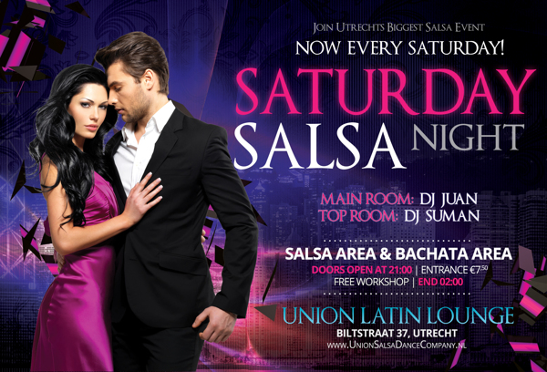 Saturday Salsa Night | Union Latin Lounge | Utrecht: Union Latin Lounge te Utrecht