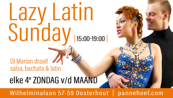 Lazy Latin Sunday: Pannehoef Podium voor passie te Oosterhout