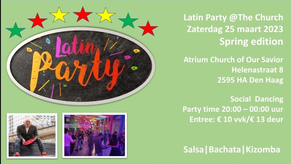 Latin Party @The Church - Spring edtion: Dj El Monte - El Monte Events te Den Haag