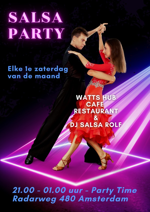 Zaterdagavond Salsa Watts: Salsa Rolf te Amsterdam