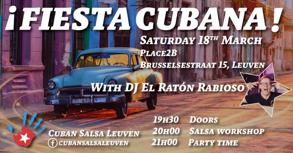 ¡Fiesta Cubana! - March edition: Cuban Salsa Leuven te Leuven