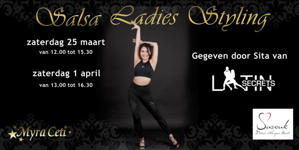 Bootcamp Salsa Ladies Styling: Dansschool Sazouk te Steenbergen