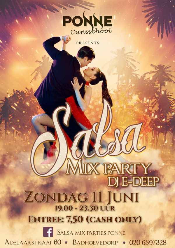 Salsa Mix Party Dansschool Ponne: Dansschool Ponne te Badhoevedorp