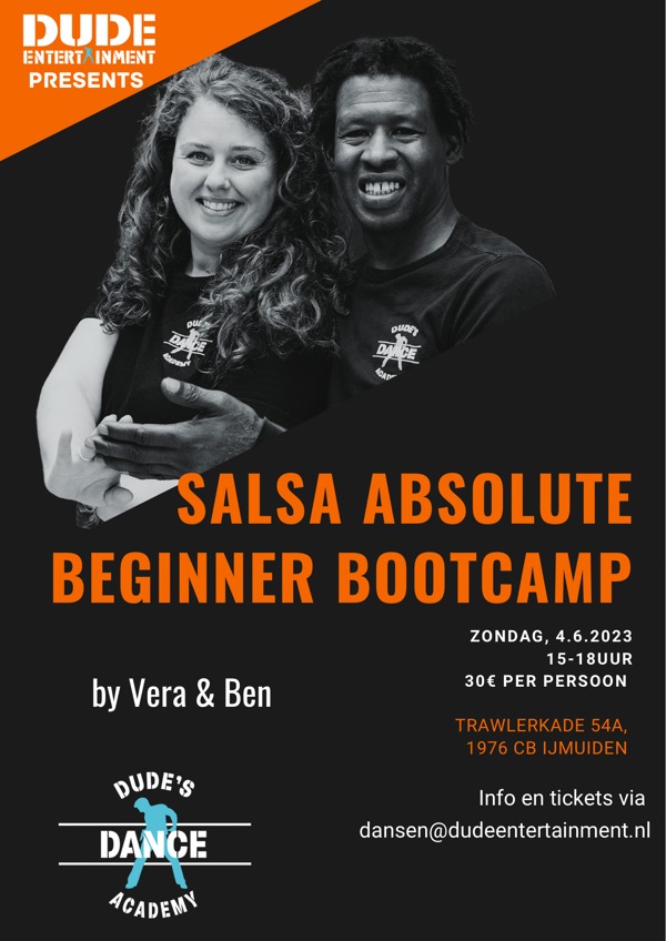 Salsa Absolute Beginners Bootcamp (Dude Entertainment): Dude Entertainment te Ijmuiden