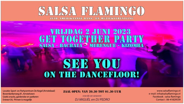 Salsa Flamingo Get Together Party: Salsa Flamingo te Amstelveen