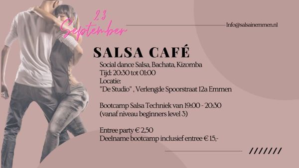 Salsacafe: Emmen Danst & salsa Emmen te Emmen