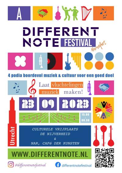Different Note Festival met Salsaband Pimiento e.v..a.: Stichting A Different Note te Utrecht