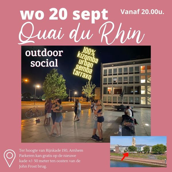Quai du Rhin: gratis outdoorsocial: Quai du Rhin te Arnhem