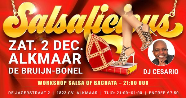 Salsalicious; Dé Salsa Party in Alkmaar en wijde omgeving: Danscentrum  De Bruijn-Bonel te Alkmaar