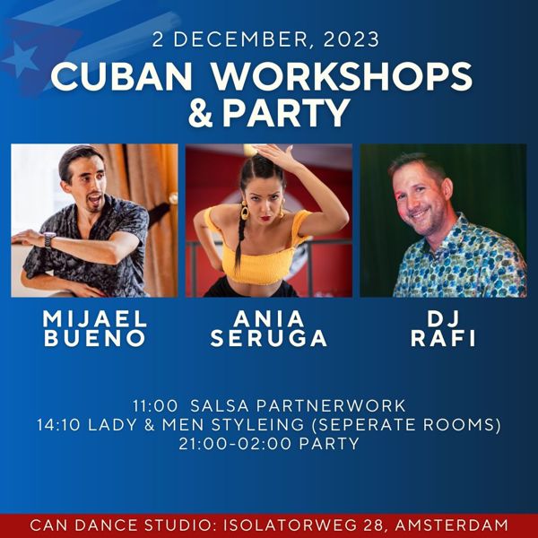 Cuban Salsaparty met DJ Rafi bij CanDance Amsterdam!: DJ Rafi & Leiden Cuban Salsa Party te Amsterdam