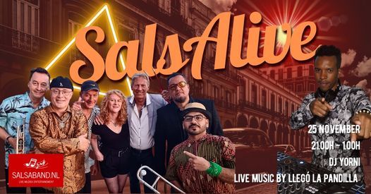 SalsAlive Party Kompaszaal, met llegó La Pandilla: Salsaschool Sabroso te Amsterdam