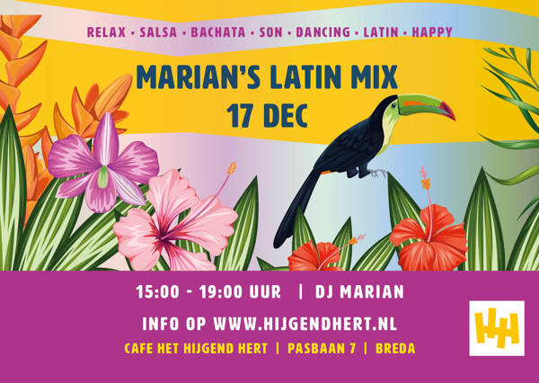 Marian's Latin Mix: Café Het Hijgend Hert Breda en DJ Marian te Breda
