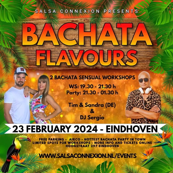 Bachata Flavours Eindhoven I Workshops by: Salsa Connexion te Eindhoven