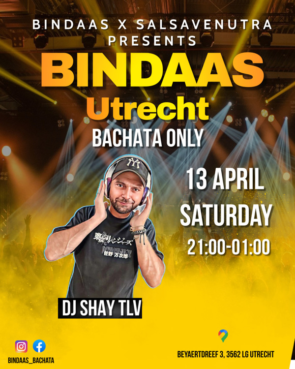 BINDAAS Utrecht( Bachata Party ): Bindaas Bachata te Utrecht