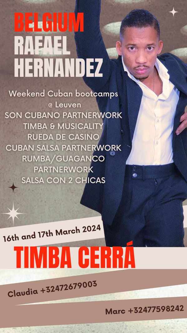 Fiesta Cubana + weekend bootcamps Cuban  dances: salsasabrosita - Timba cerra te Leuven