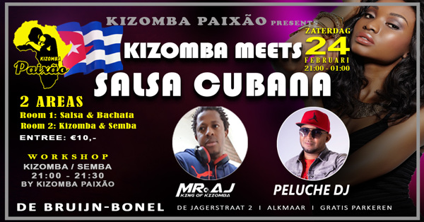 2 Areas - Kizomba Meets Salsa Cubana (Salsa Cubana-Kizomba-Bachata): Dansschool Kizomba Paixão te Alkmaar