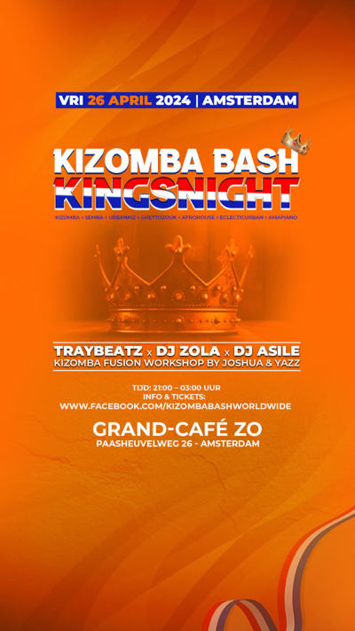 Kizomba Bash | Kingsnight: Kizomba Bash te Amsterdam