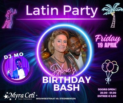 Latin Party Sylvie`s Birthday Bash: Myra Ceti te Steenbergen