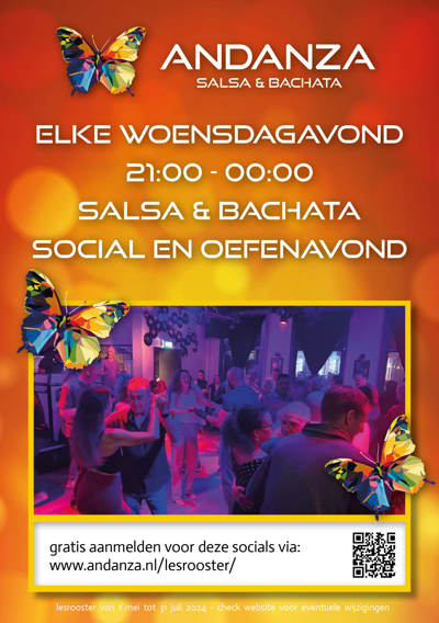 Salsa & Bachata social en oefenavond in BAAS Bodegraven: Andanza Salsa en Bachata te Andanza Salsa En Bachata