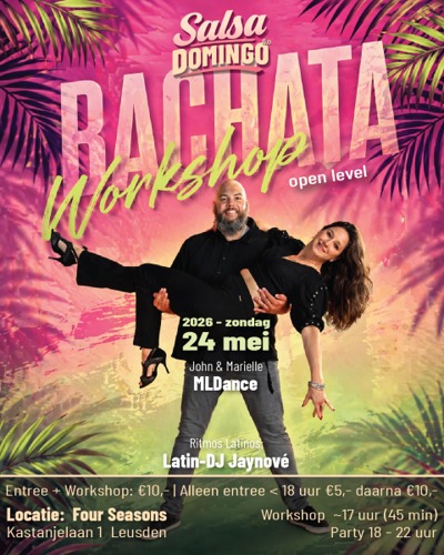 Salsa Domingo 6.0 & Bachata Workshop (ML Dance): Salsa es la Vida te Leusden