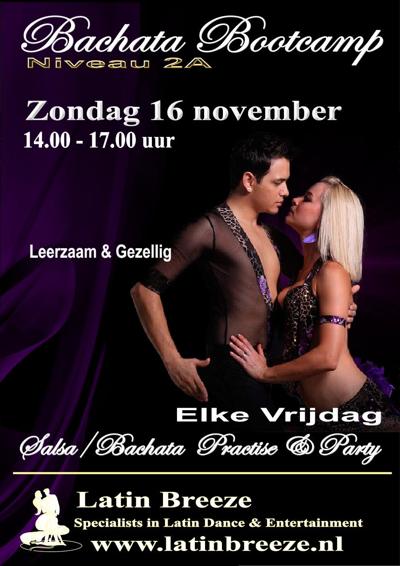 Bachata Bootcamp Niveau 2A: Latin Breeze te Amstelveen