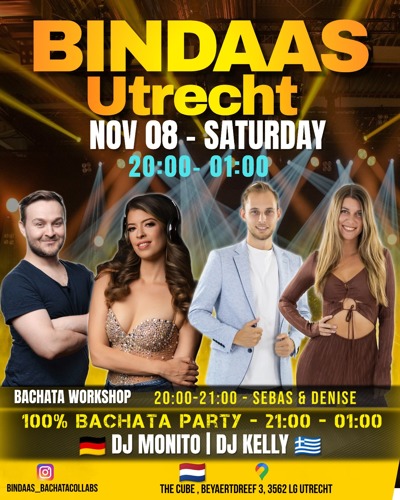 BINDAAS Utrecht: Bindaas Bachata te Utrecht