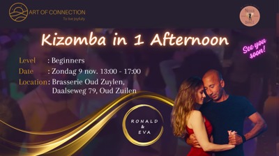 Kizomba in 1 Afternoon Bootcamp: Beginners: Art of Connection te Utrecht