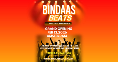 BINDAAS Beats Amsterdam - Top Bachata event: Bindaas Bachata te Amsterdam