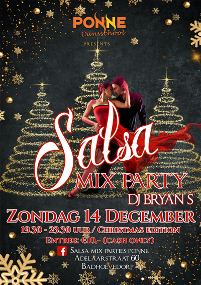 Salsa mix party - Badhoevedorp: Dansschool Ponne te Badhoevedorp