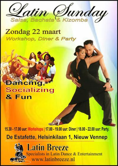 Latin Sunday Party: Latin Breeze te Nieuw Vennep