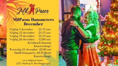 MilPasos Ou&NieuwParty met DJ El Monte: MilPasos te Heerhugowaard