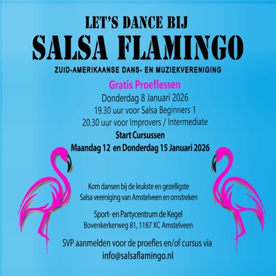 Gratis proeflessen Salsa Flamingo: Salsa Flamingo te Amstelveen