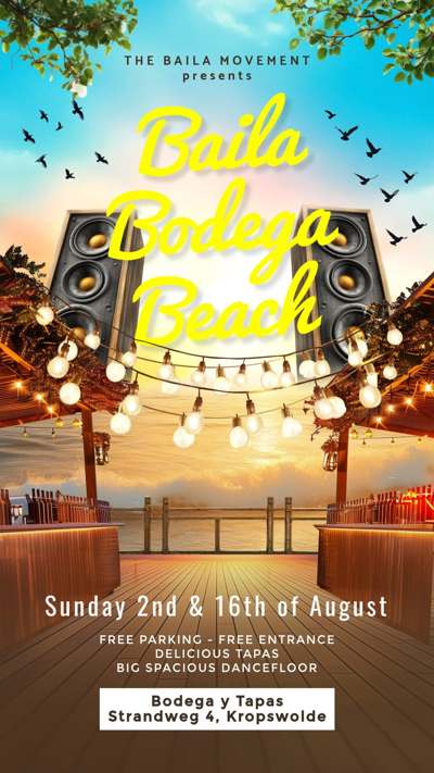 BAILA Bodega Beach: The BAILA Movement te Groningen & Friesland