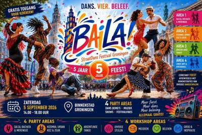 BAILA Straat Dans Festival: The BAILA Movement te Groningen & Friesland