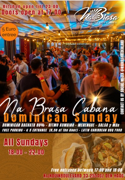 Na Brasa Cabana Dominican Sunday: Na Brasa Kijkduin te Den Haag