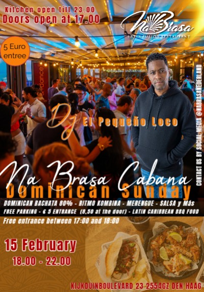 Na Brasa Cabana Dominican Sunday: Na Brasa Kijkduin te Den Haag