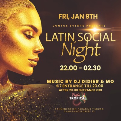 Fiesta Tropical Tilburg Wed. January 14th | 20.30 - 00.30: Fiesta Tropical te Tilburg