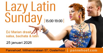 Lazy Latin Sunday: Pannehoef Podium voor passie te Oosterhout