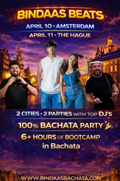 BINDAAS Beats - Special Edition - April 10 & 11, Amsterdam & Hague: Bindaas Bachata te Den Haag