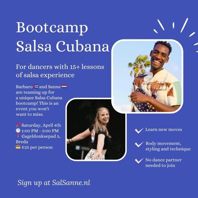 Bootcamp Salsa Cubana: SalSanne te Breda