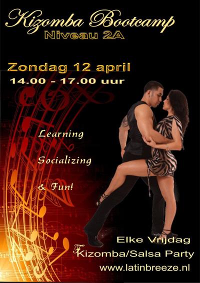 Kizomba Bootcamp 2A: Latin Breeze te Amstelveen