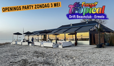 Fuego Tropical in Drift Beachclub - Ermelo: Fuego Tropical te Ermelo (strand Horst)