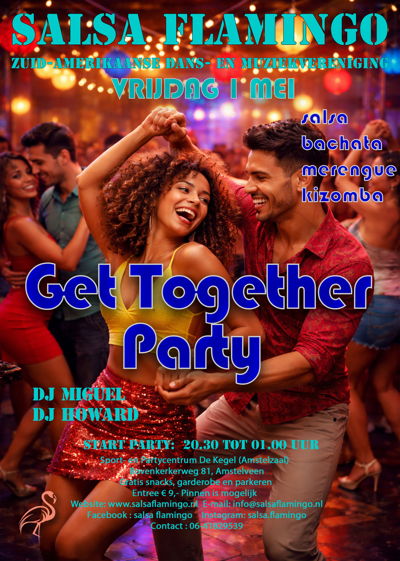 FLAMINGO'S Get Together Party: Salsa Flamingo te Amstelveen