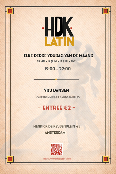HDK latin dansen en meer: HDK latin te Amsterdam