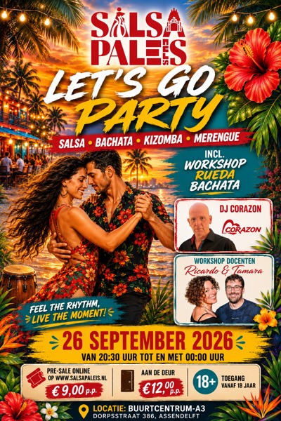 Let's Go Party Workshop: Salsa Paleis te Assendelft