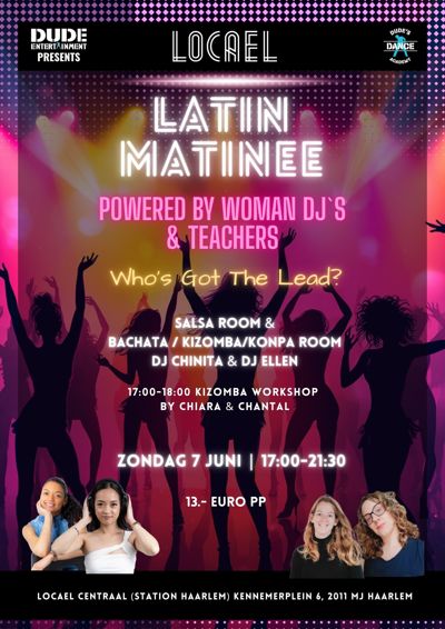 Latin Matinee @The Haarlem Station | Locael 2 zalen. (DJ Rabih & DJ Julius): Dude Entertainment te Haarlem