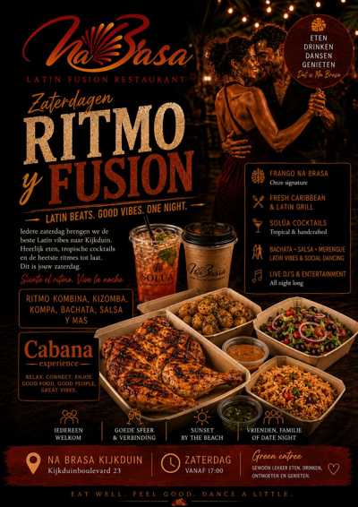 Na Brasa Cabana Ritmo y Fusion social: Na Brasa Kijkduin te Den Haag
