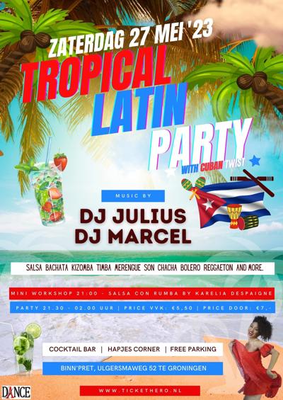 Tropical Latin Party met Cuban Twist: AfroLatin Passion te Groningen